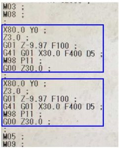 Các mã lệnh trong lập trình phay cnc